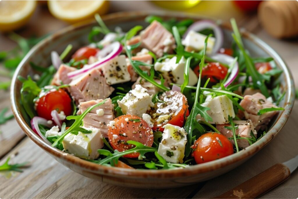 Кращі види сиру для салатів з тунцем