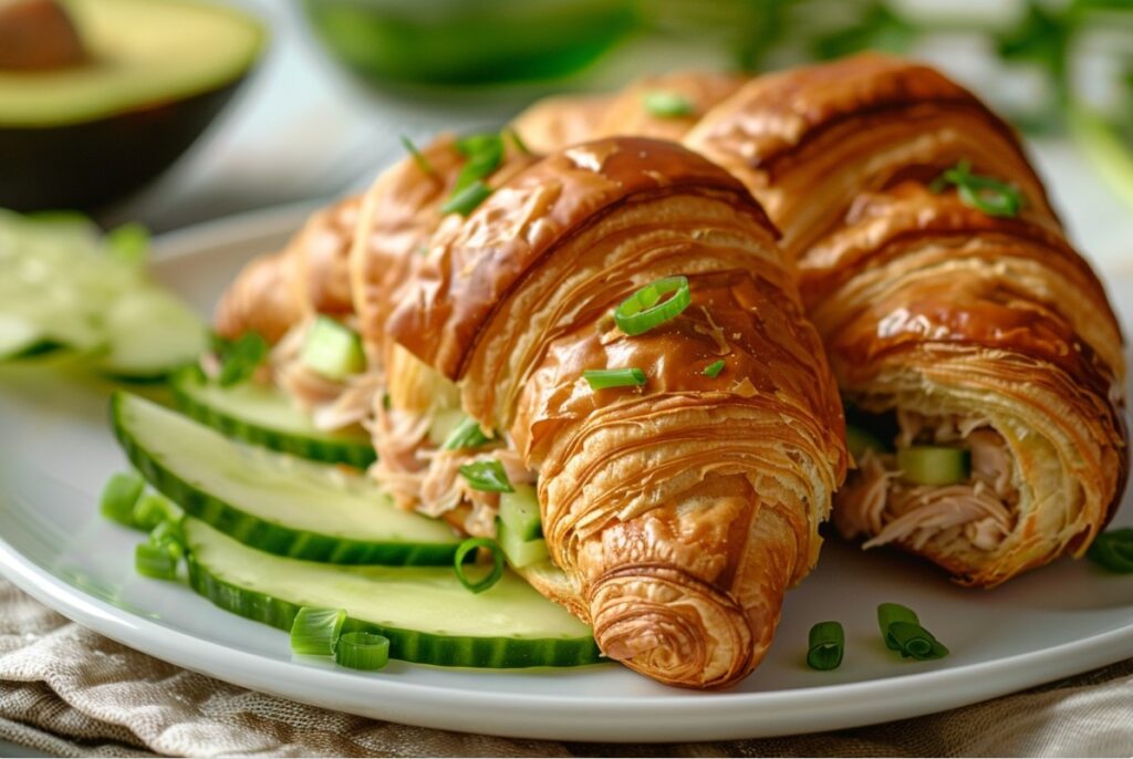 Круасан з тунцем і авокадо — ніжна текстура і свіжий смак