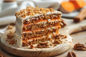 Möhrenkuchen mit Hafermehl (saftig & einfach)