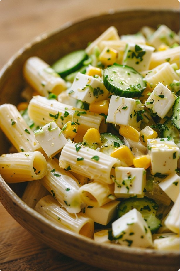 Легкий макаронний салат для обіду