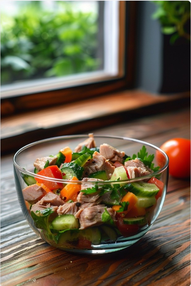 Легкий салат з тунцем — збалансований рецепт