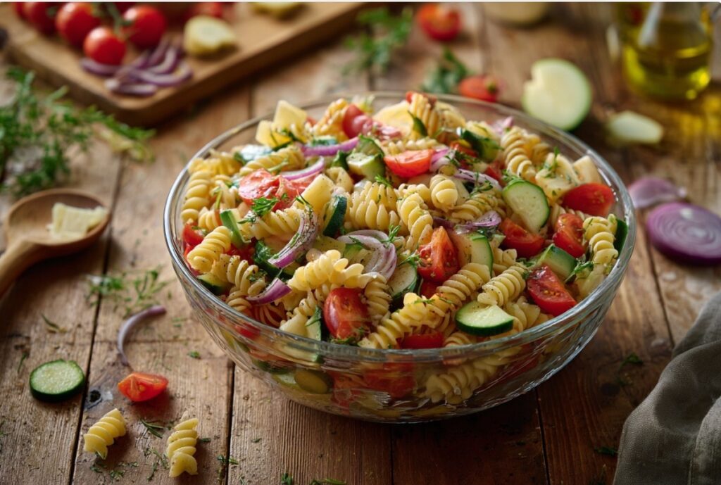 Макаронний салат для барбекю