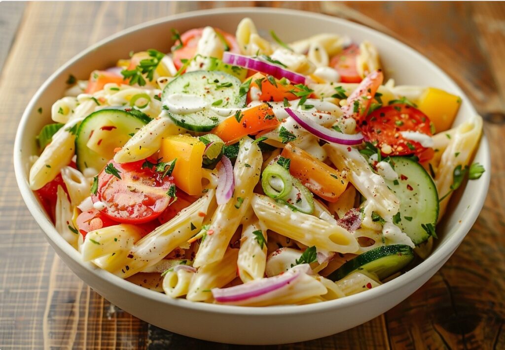 Макаронний салат для великої компанії