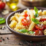 Салат з макаронами по-італійськи з помідорами