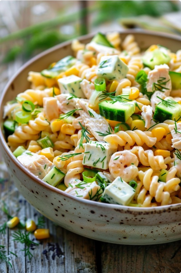 Chicken pasta salad — easy recipe