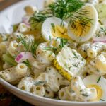 Класичний макаронний салат з маринованими огірками