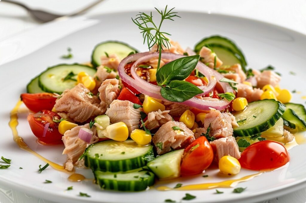 Найкращі овочі для консервованого тунця