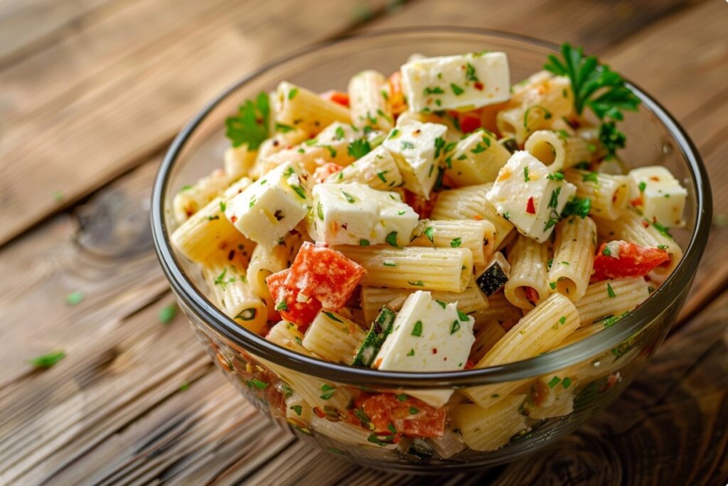 Najlepsze rodzaje sera do sałatki makaronowej
