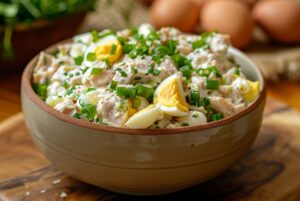 Ніжний салат з тунцем і яйцем за класичним рецептом