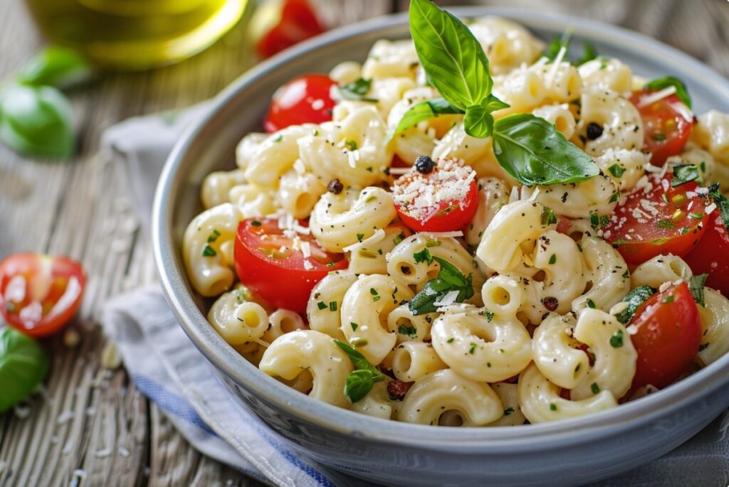 Nudelsalat з простих продуктів із холодильника