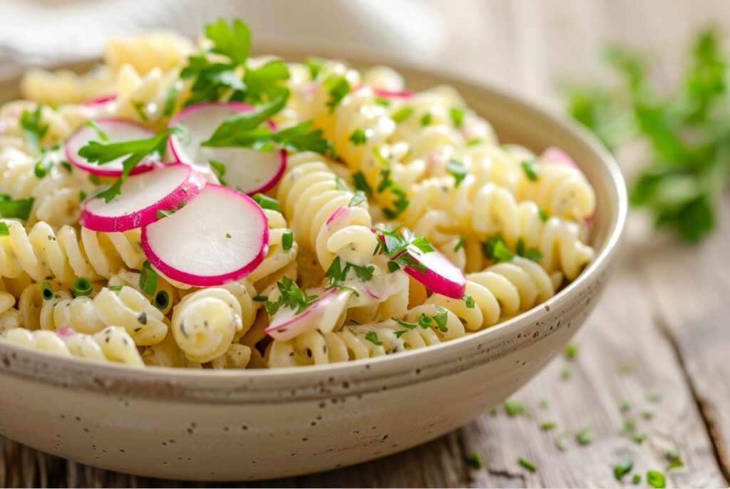 Nudelsalat з редискою