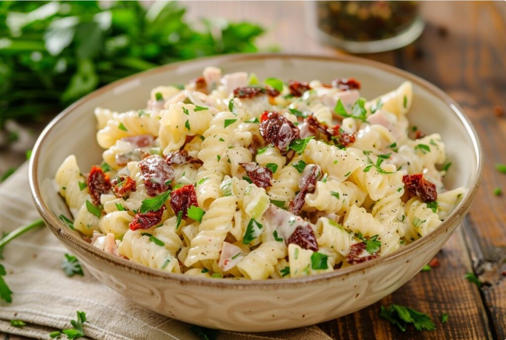 Nudelsalat з в’яленими томатами