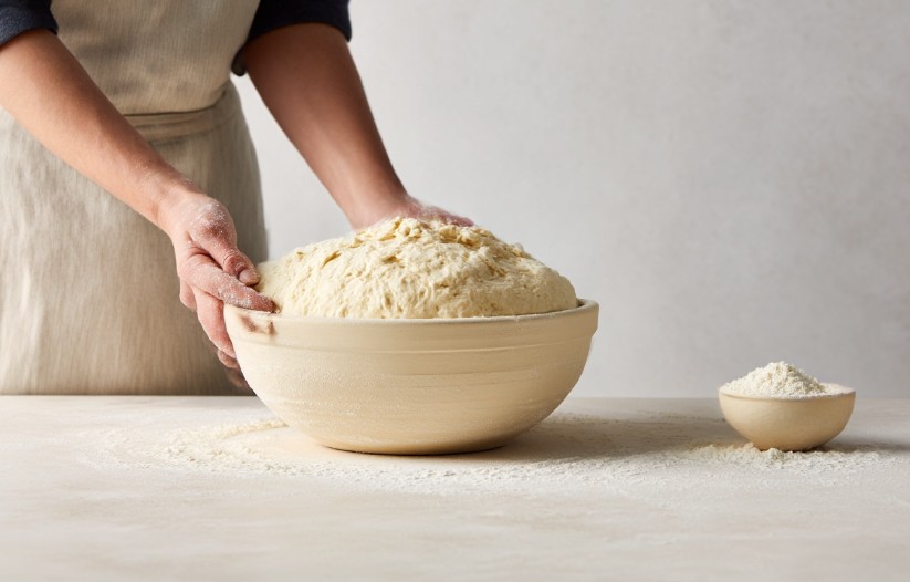 Przygotowane ciasto na szybką pizzę