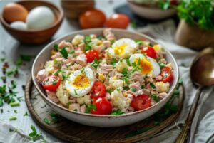 подавай салат охолодженим у великій мисці або порційно