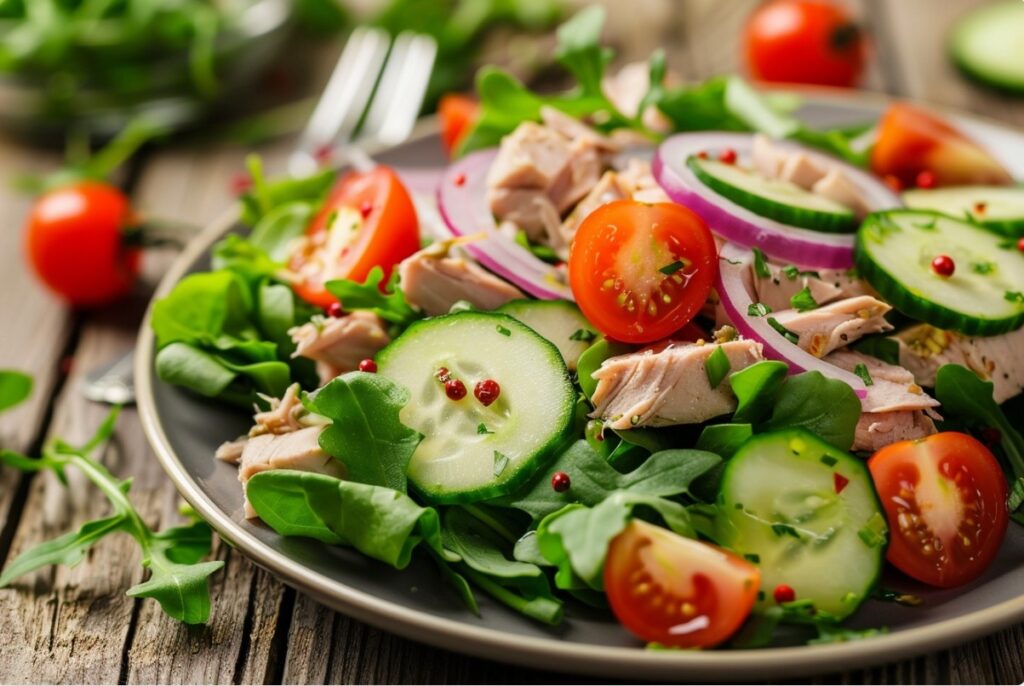 Simple everyday tuna salad