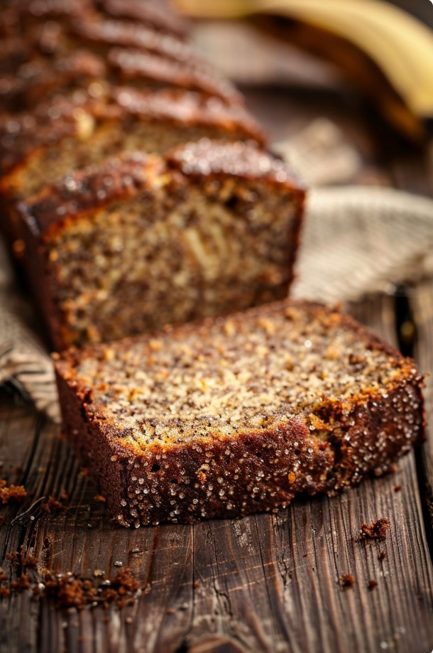 An easy way to check if banana bread is done