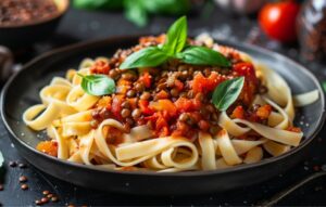 Приготування веганського соусу болоньєзе