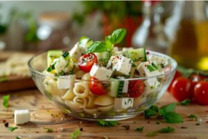 Салат з макаронами без майонезу для літнього меню