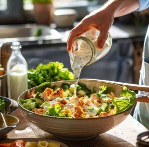 Салат з пастою та куркою для здорового обіду