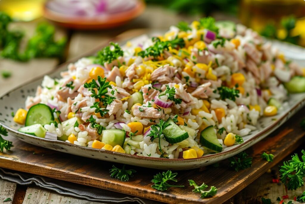 Салат з тунцем без майонезу — легкий і смачний