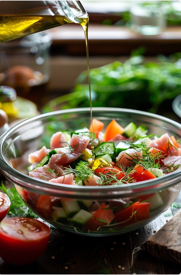 Салат з тунцем без майонезу — легкий варіант