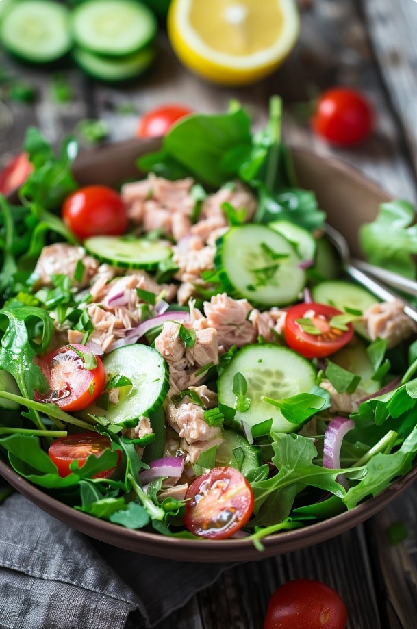 Tuna salad without mayonnaise