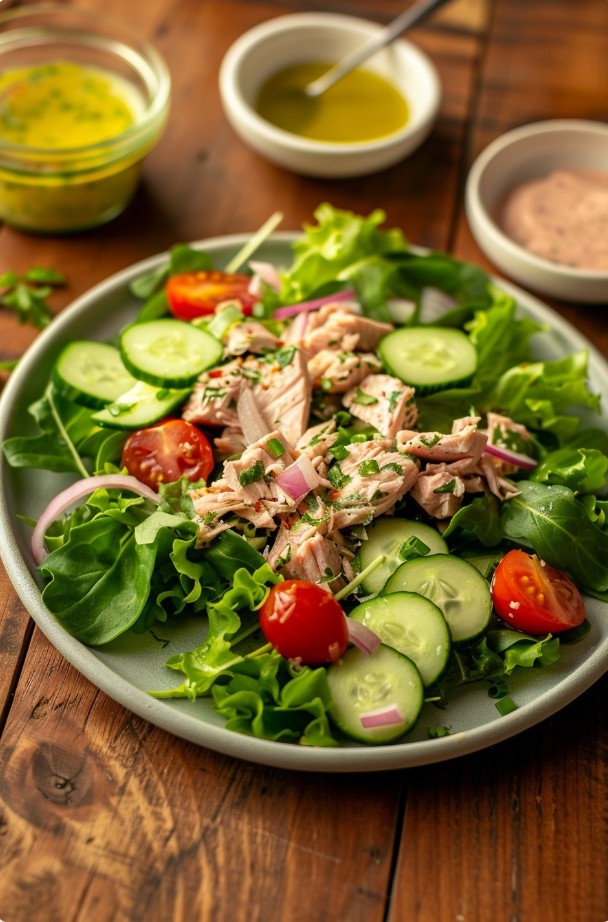 Tuna salad without extra calories