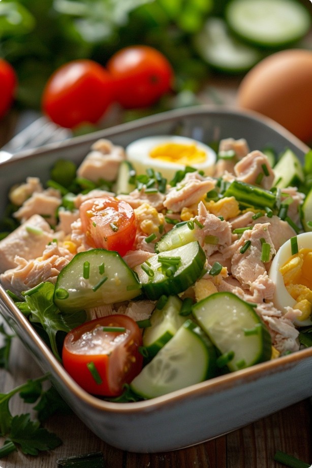 Салат з тунцем для активного дня