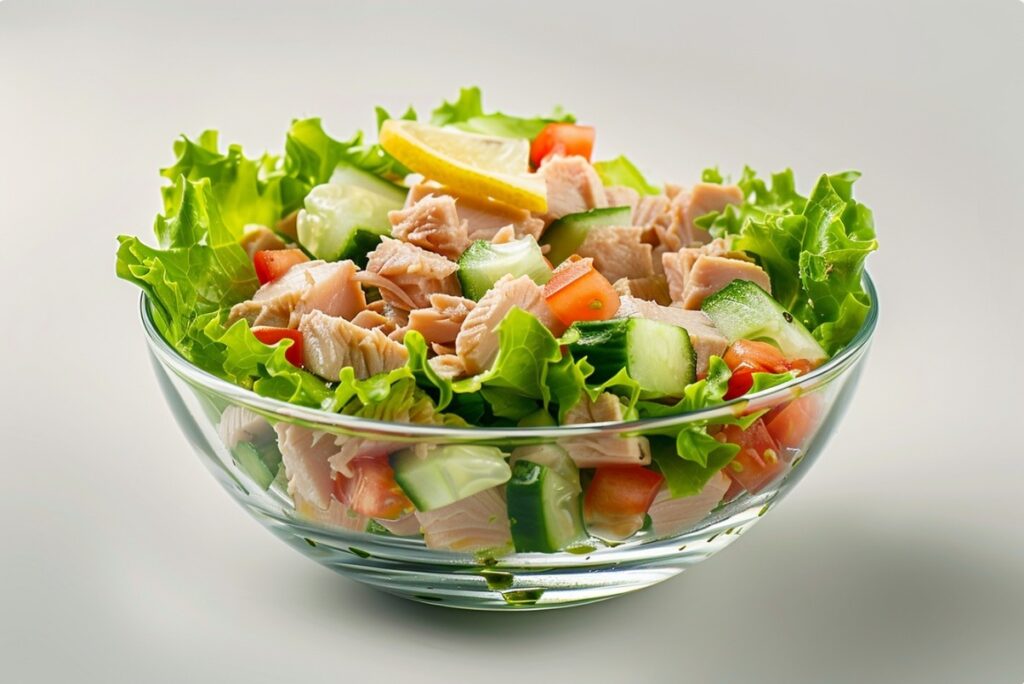 Салат з тунцем для фітнес-дієти
