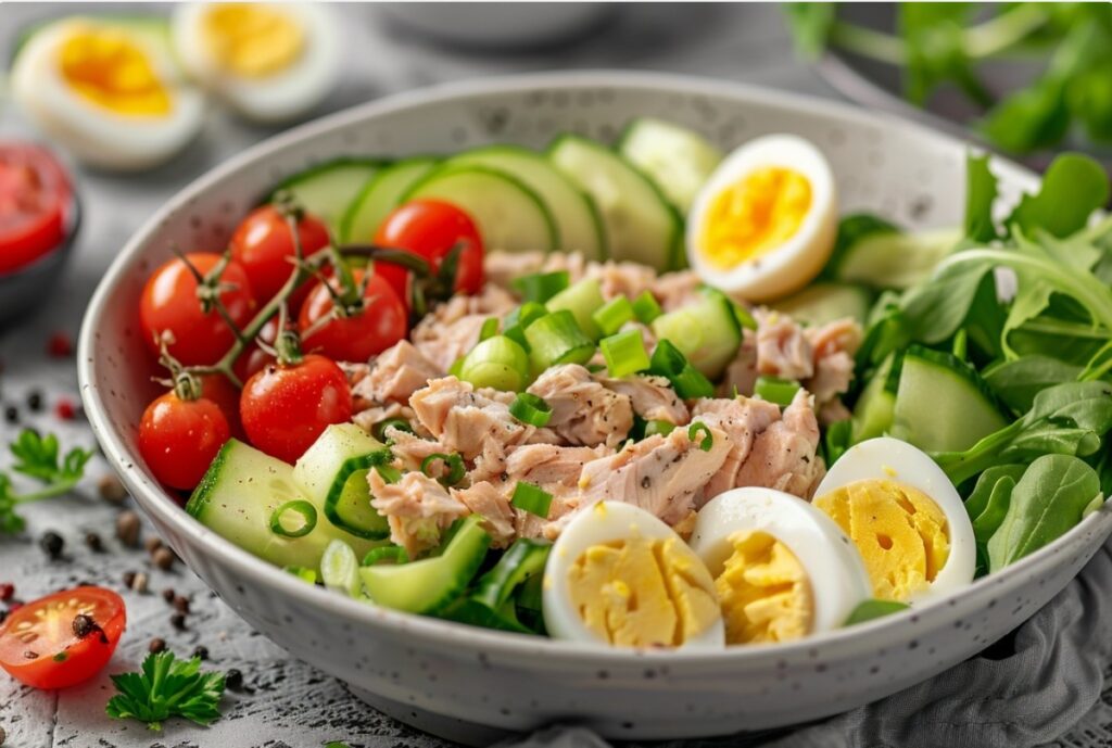Салат з тунцем для фітнесу