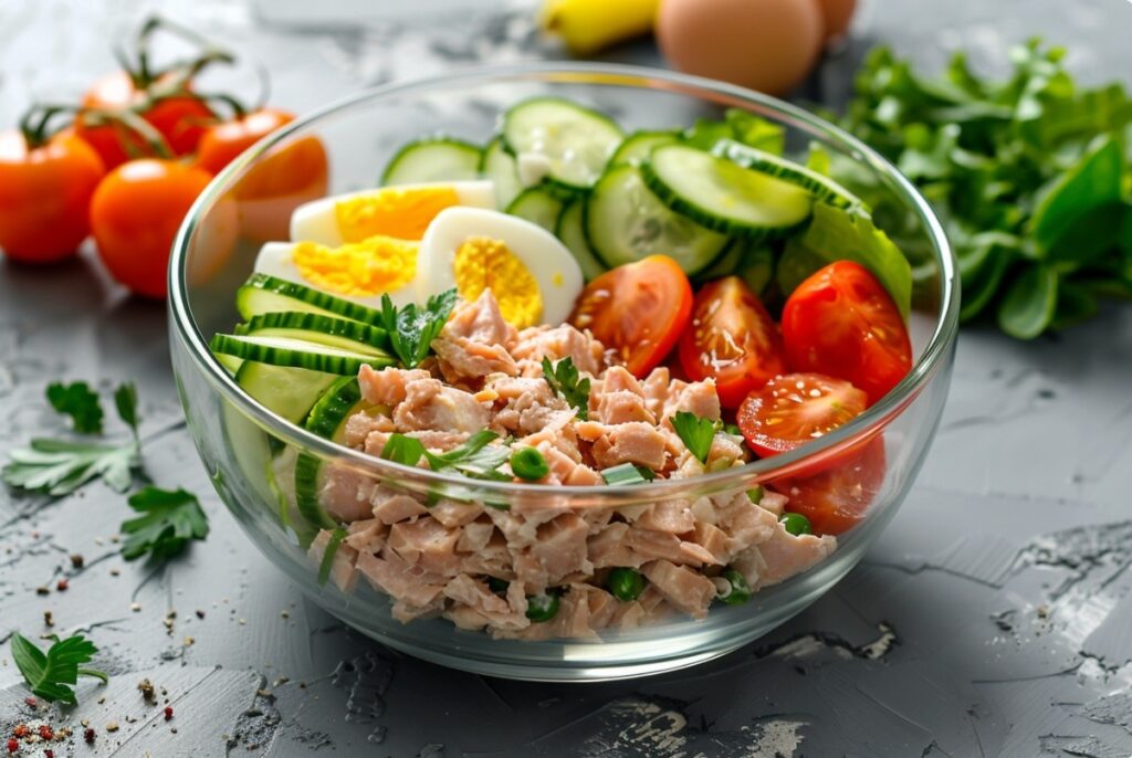 Салат з тунцем для спортсменів
