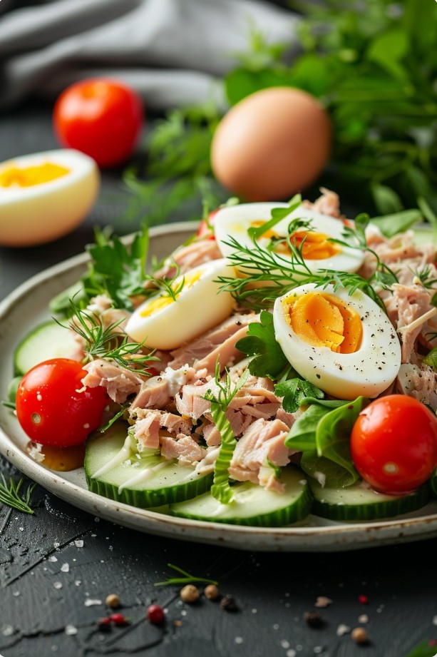 Салат з тунцем для відновлення