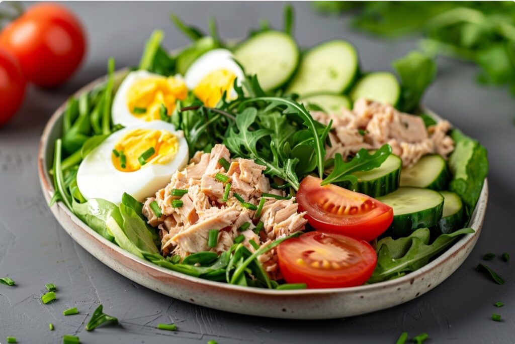 Салат з тунцем для здорового харчування