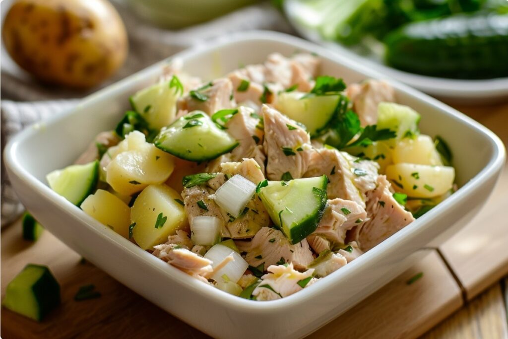 Салат з тунцем економ рецепт