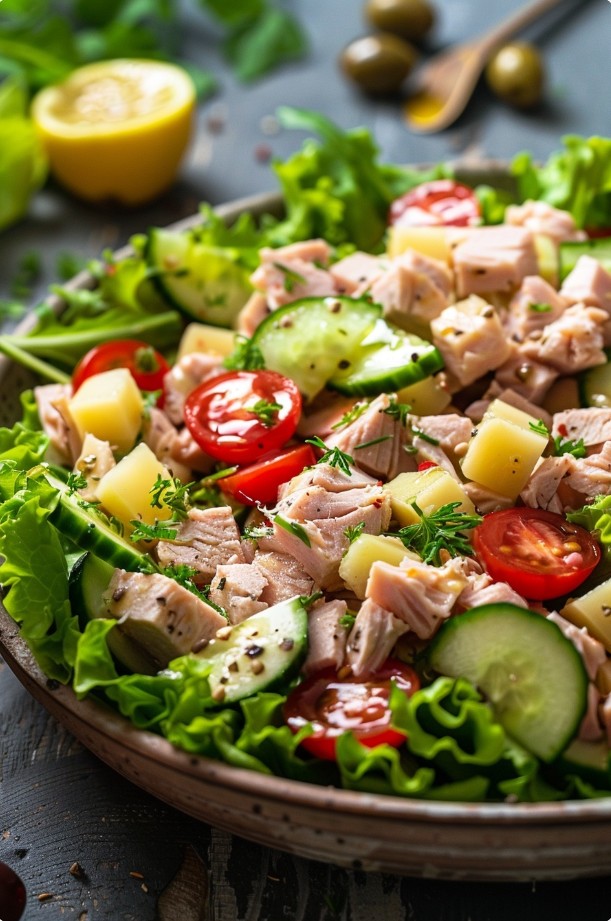 Салат з тунцем і чері — швидкий рецепт