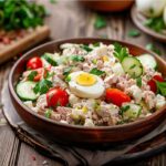 Салат з тунцем та цвітною капустою