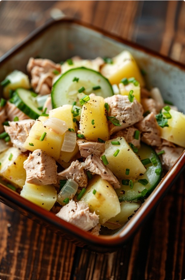 Салат з тунцем і доступними продуктами