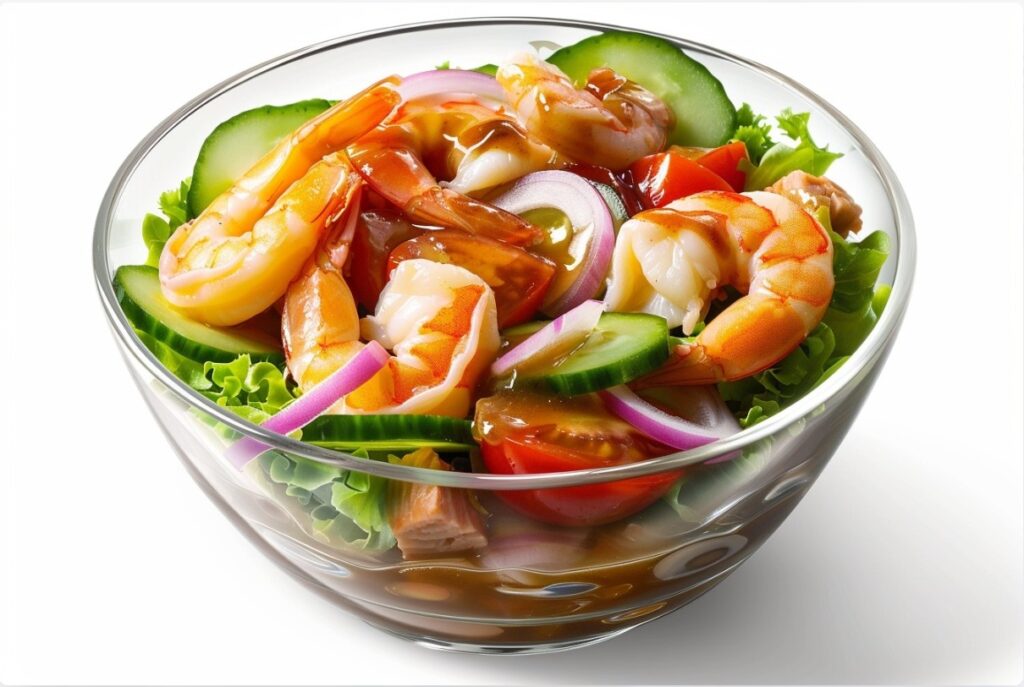 Салат з тунцем і креветками — швидкий преміум рецепт