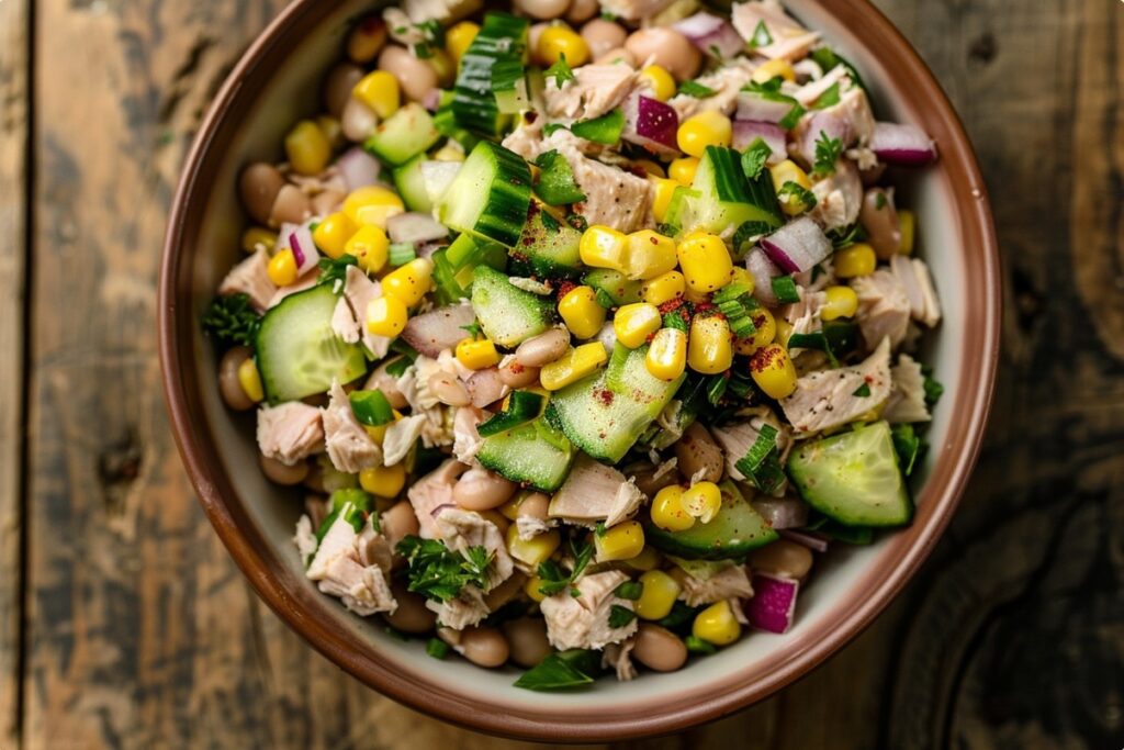 Салат з тунцем і квасолею — домашній рецепт