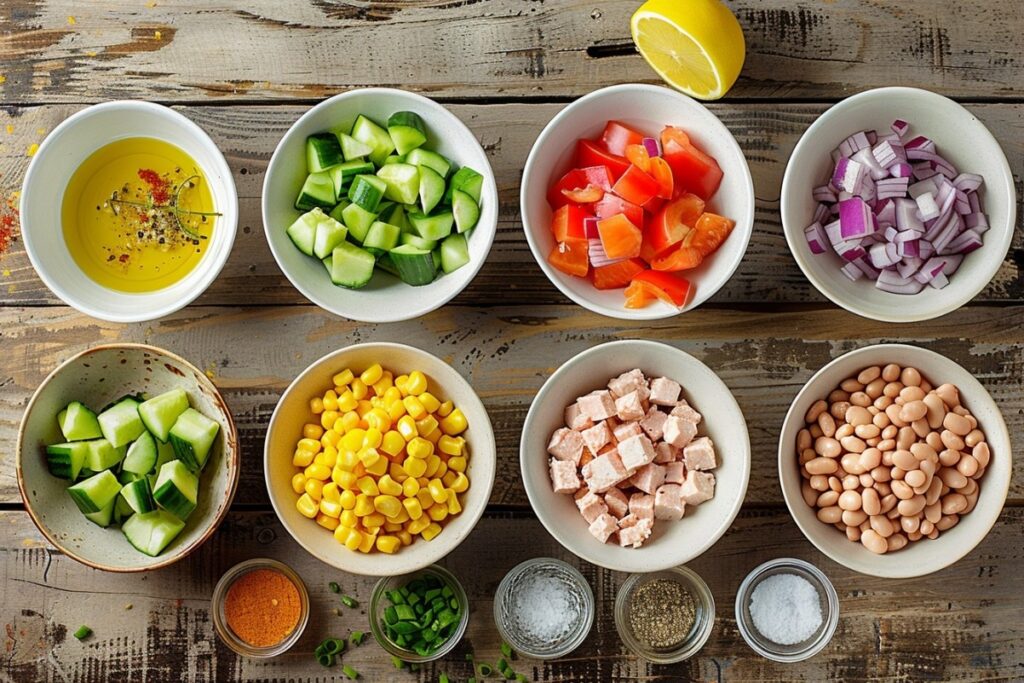 Салат з тунцем і квасолею — ідея для обіду