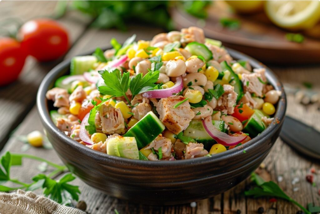Салат з тунцем і квасолею — збалансований смак