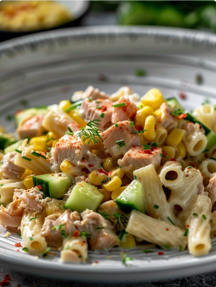 Sałatka z tuńczykiem i makaronem bez kombinowania
