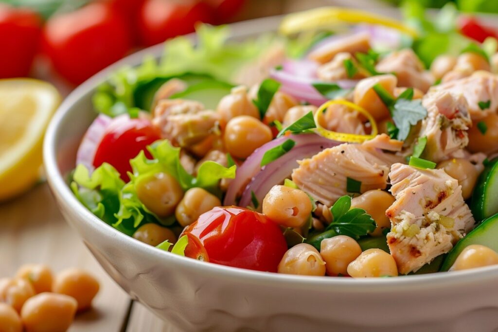 Салат з тунцем і нутом — корисний рецепт