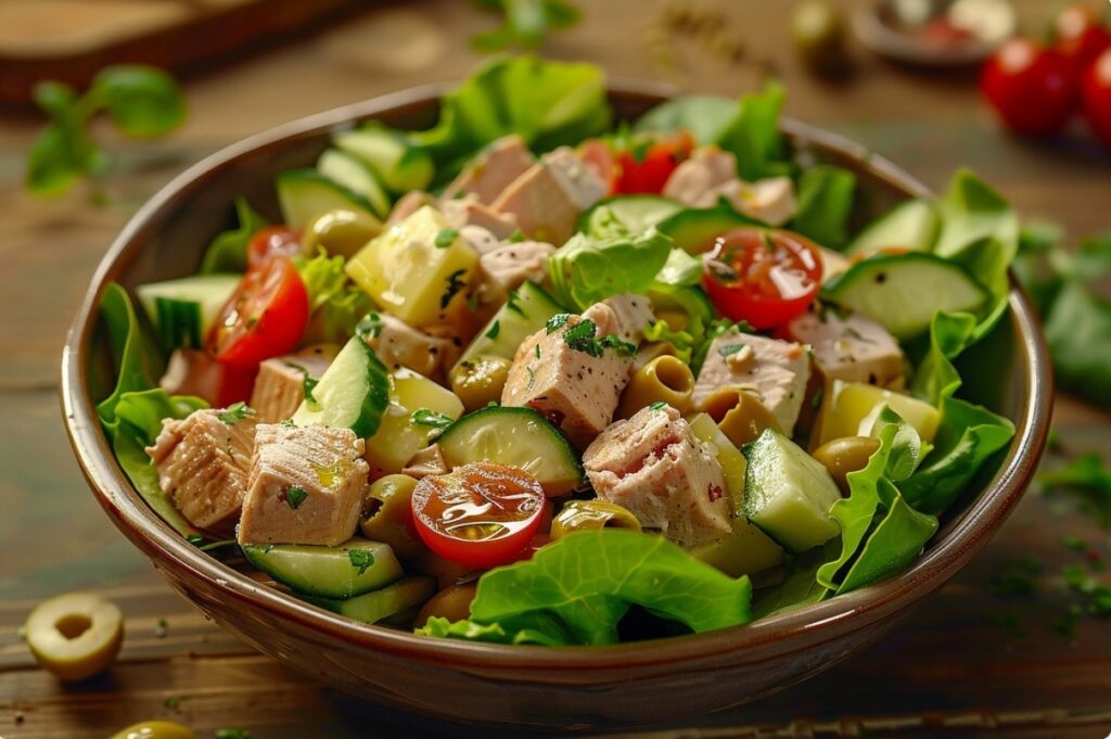 Салат з тунцем і огірком — свіжий смак