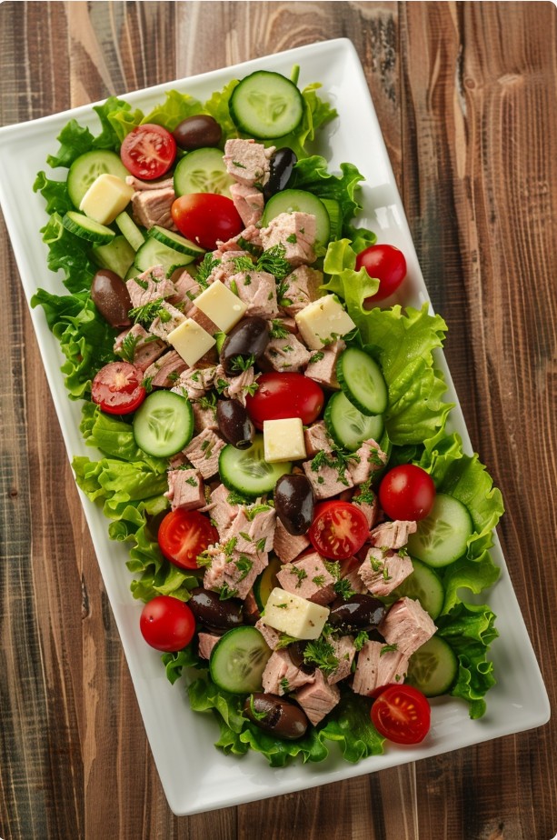 Салат з тунцем і оливковою олією