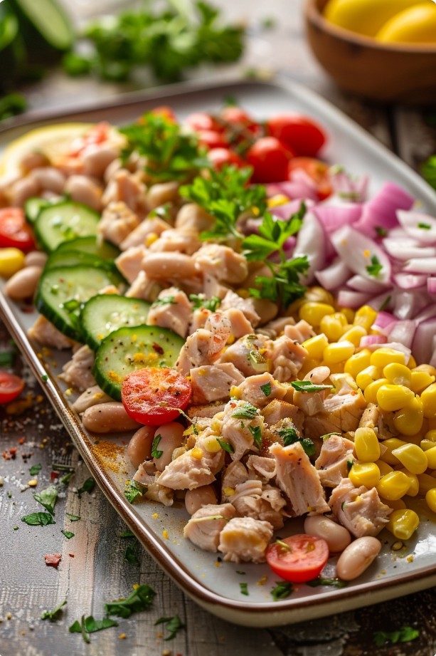 Салат з тунцем і паприкою — насичений рецепт