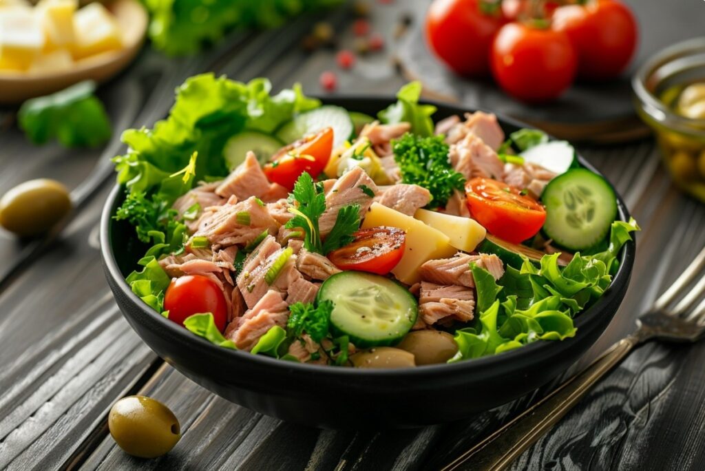 Салат з тунцем і сиром — без зайвого