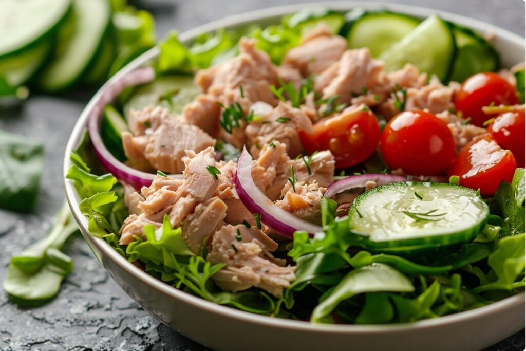 Easy light tuna salad