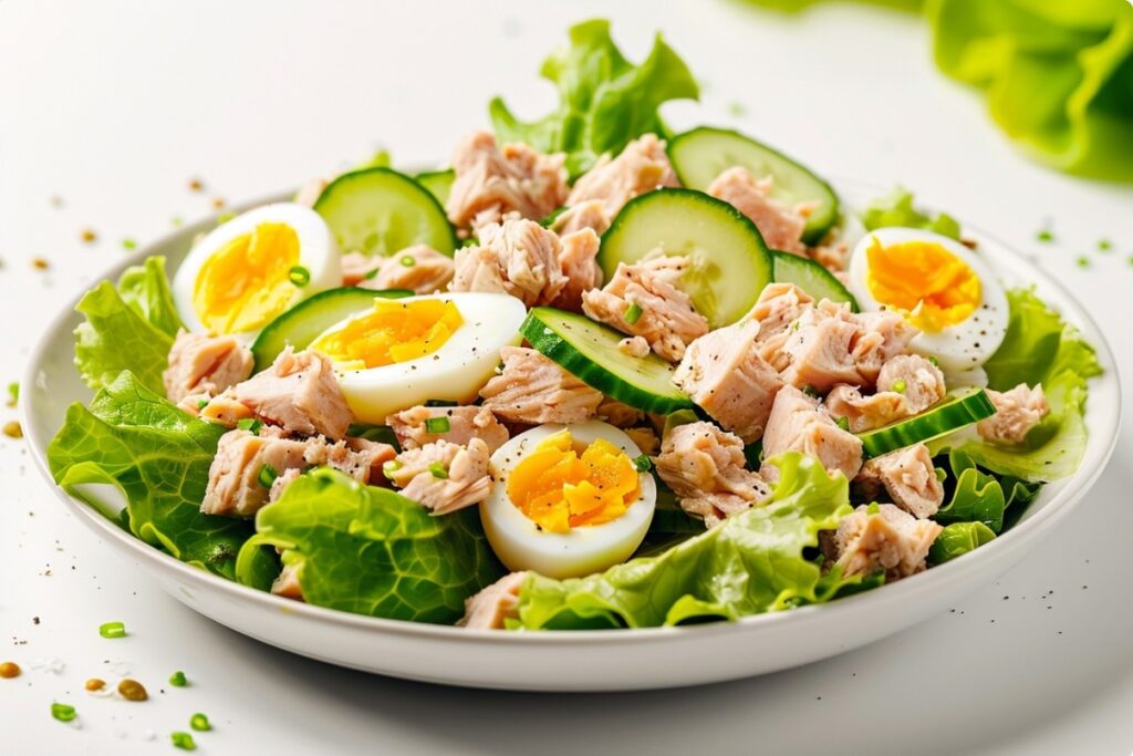 Tuna salad for dinner