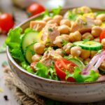 Салат з тунцем та нутом